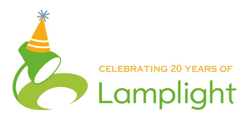 Lamplight’s previous logo design, used before the rebrand and visual identity update