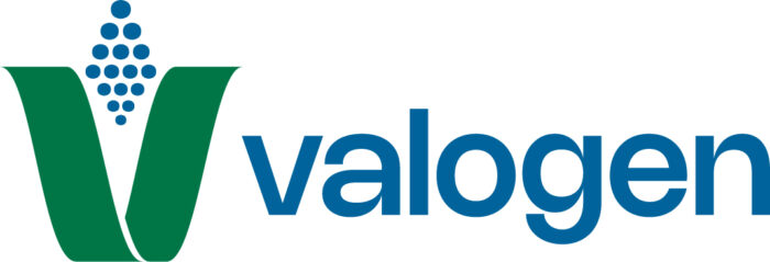 Valogen logotype showcasing the custom wordmark and visual identity design.