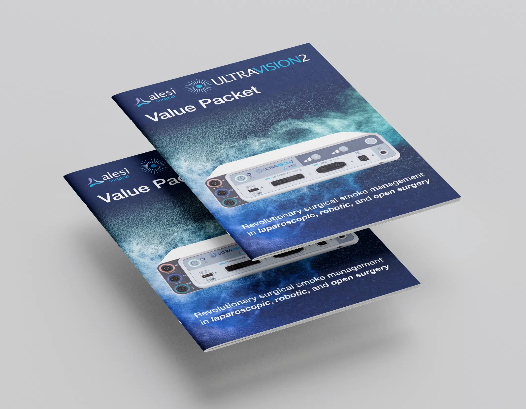 Alesi Surgical Ultravision2 Value Pack brochure graphic design